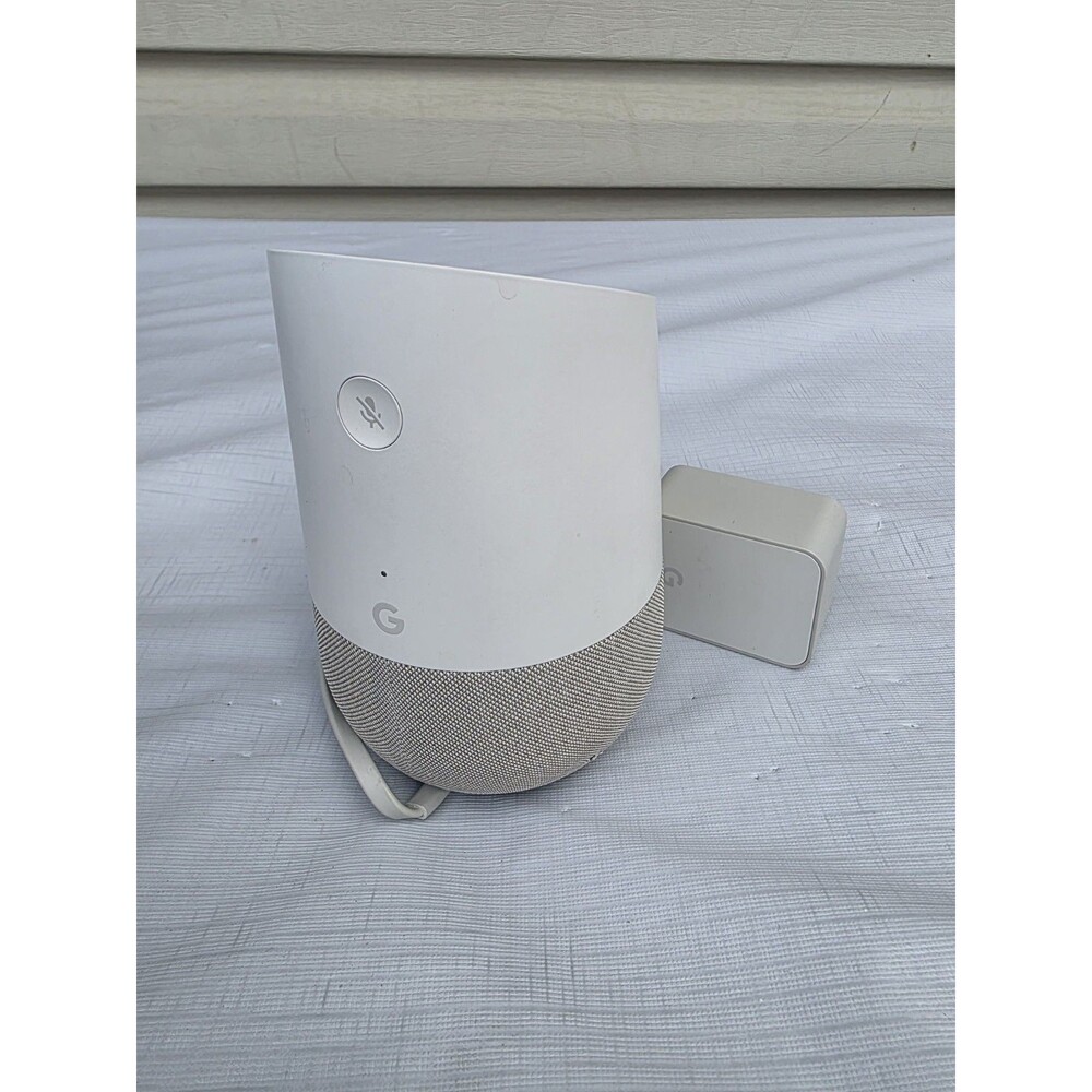 Google Home Smart Assistant SPEAKER VOICE Google ASSIST White Slate